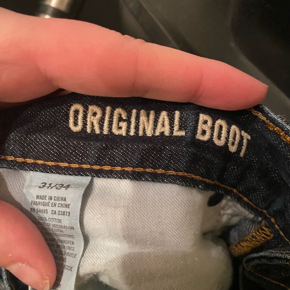 American Eagle Outfitters Men's Dark Blue Jeans - Picture 3 of 3